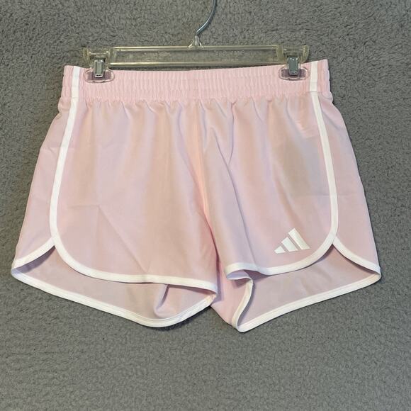adidas Other - Adidas Girls Regular Fit Athletic Shorts Pink Size L 14 Athletic Shorts
